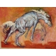 Tableau "Cheval" signé GREGORI 71