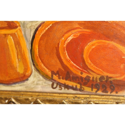 Paintings | Painting entitled ‘Uskub’ by M. AMIGUET, 1929, Moinat SA  – Antiques and home décor