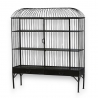 Grande cage à oiseau avec étagères