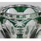 Vase en cristal Val St Lambert, vert