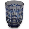  Vase en cristal de bohème bleu sur  Moinat SA  - Antiquités décoration