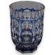 Vase en cristal de bohème bleu