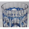  Vase en cristal de bohème bleu sur  Moinat SA  - Antiquités décoration