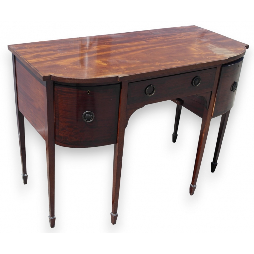  Side board en acajou à 3 tiroirs sur  Moinat SA  - Antiquités décoration