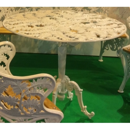  Table Fougère en fonte d'aluminium sur  Moinat SA  - Antiquités décoration