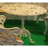  Table Fougère en fonte d'aluminium sur  Moinat SA  - Antiquités décoration