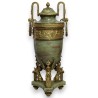  Vase avec couvercle en onyx sur  Moinat SA  - Antiquités décoration
