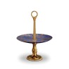 Porcelain display stand with 24-carat gold plating by Moinat SA – Antiques and home décor