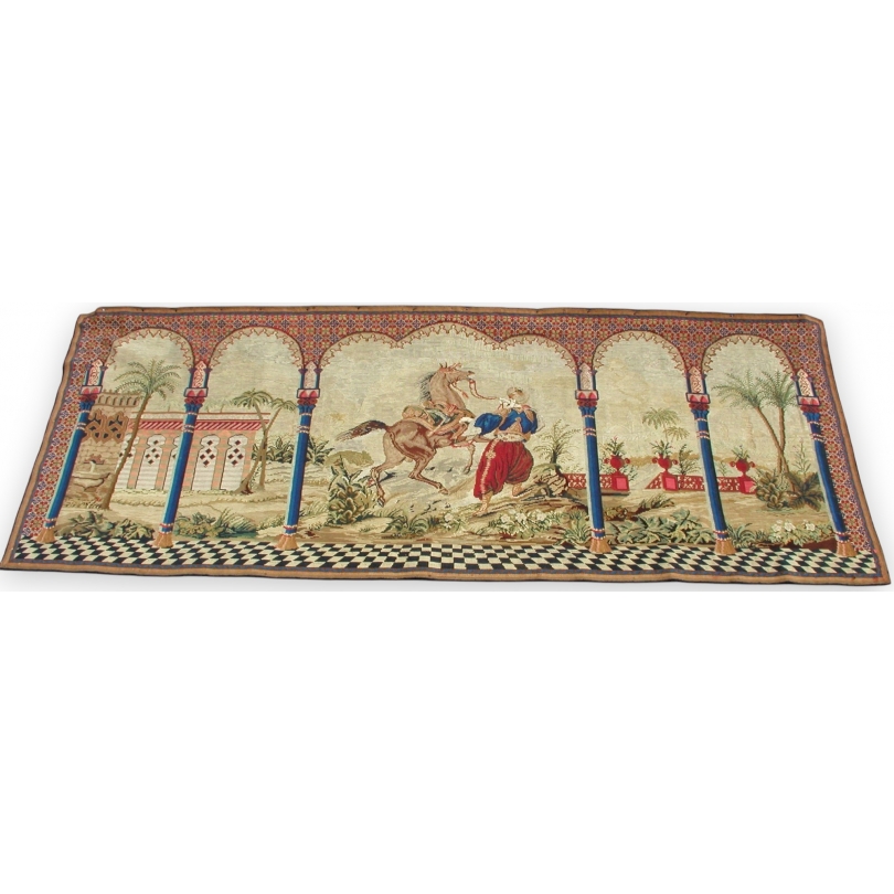  Tapisserie orientaliste d'après VERNET sur  Moinat SA  - Antiquités décoration