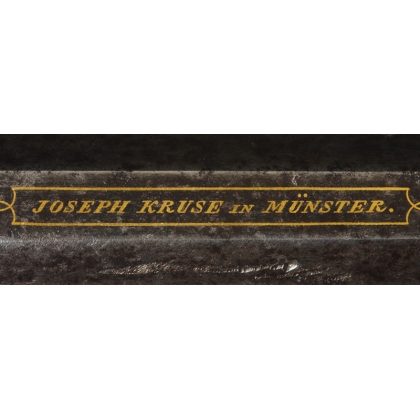 Paire de pistolets à percussion signés KRUSE
