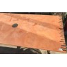  Table en fer forgé avec plateau en céramique sur  Moinat SA  - Antiquités décoration