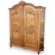 Armoire fribourgeoise, 2 portes, décor oiseaux