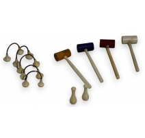 Set de croquet miniature en ivoire