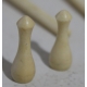 Set de croquet miniature en ivoire
