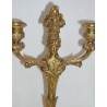  Paire de bougeoirs Louis XVI, socle marbre blanc. sur  Moinat SA  - Antiquités décoration