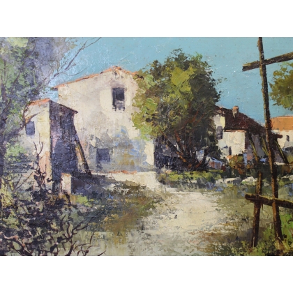 Tableaux \"Bézu-St-Eloi\" signé J. AMIOT 73