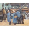 Paintings | Painting entitled ‘Port de Bretagne’ signed J GUYOT-GUILLAIN Moinat SA  – Antiques and home décor
