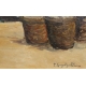 Tableau "Port de Concarneau" signé J GUYOT-GUILLAI