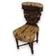 French smoking chair, carved o