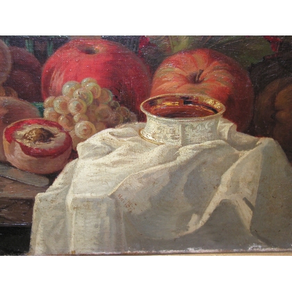 Paintings | Painting entitled ‘Still Life’, signed E. JEANMAIRE Moinat SA  – Antiques and home décor