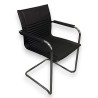 Fauteuil cuir noir par ART COLLECTION