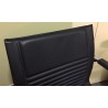Fauteuil cuir noir par ART COLLECTION