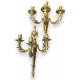 Pair of Louis XVI sconces with 3 lights.