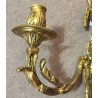 Pair of Louis XVI wall lights with three bulbs. From Moinat SA – Antiques and home décor