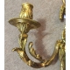 Pair of Louis XVI sconces with 3 lights.