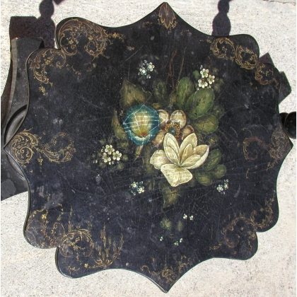  Paire de petites tables noires sur  Moinat SA  - Antiquités décoration