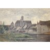 Paintings | Painting entitled ‘Moret-sur-Loing’ signed L. BOULANGER Moinat SA  – Antiques and home décor