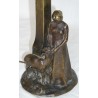  Lampe 1900 "Chèvre et Femme". sur  Moinat SA  - Antiquités décoration