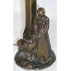 1900 Lamp "Woman and Goat."