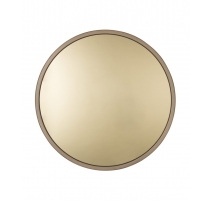 Miroir rond "BANDIT" métal cuivré