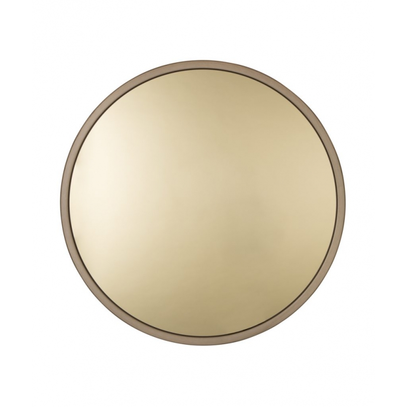 Miroir rond "BANDIT" métal cuivré
