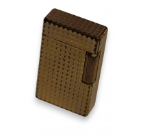 Briquet plaqué or à décor guilloché DUPONT