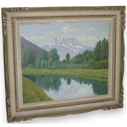 Painting "View of the Dents du