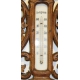 Baromètre-Thermomètre en bois sculpté de Brienz