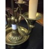  Lampe Bouillotte style Louis XVI abat-jour rouge sur  Moinat SA  - Antiquités décoration