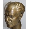 Buste d\'un homme en bronze signé Fr. SCHMIED
