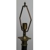  Pied de lampe "Colonne" en laition sur  Moinat SA  - Antiquités décoration