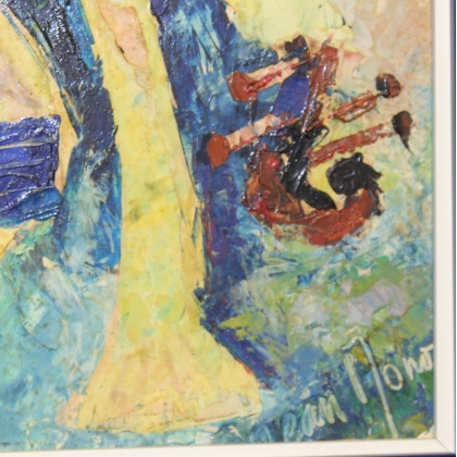 Paintings | Painting entitled ‘Harlequin’ signed JEAN MONOD Moinat SA  - Antiques and home décor