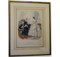 Gravure "La mode de Paris" par Anais TOUDOUZE