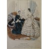 Engraving ‘La mode de Paris’ by Anais TOUDOUZE at Moinat SA – Antiques and decorative items – Engravings, lithographs