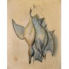 Paire de lithographies "Oiseaux" en relief  sur Moinat SA  - Antiquités décoration -  Gravures, Lithos