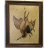 Paire de lithographies "Oiseaux" en relief  sur Moinat SA  - Antiquités décoration -  Gravures, Lithos