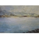 Tableau "Lac de Thoune" monogrammé KW 1932