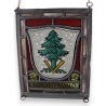 "Vordenwald" stained-glass window at Moinat SA – Antiques and home décor