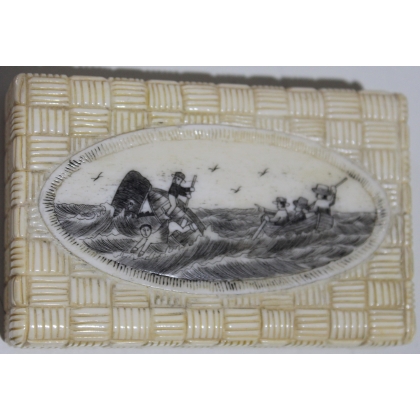 "Moby Dick" bone box at Moinat SA – Antiques and home décor