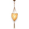 Suspension \"Agadir\" en tissus beige